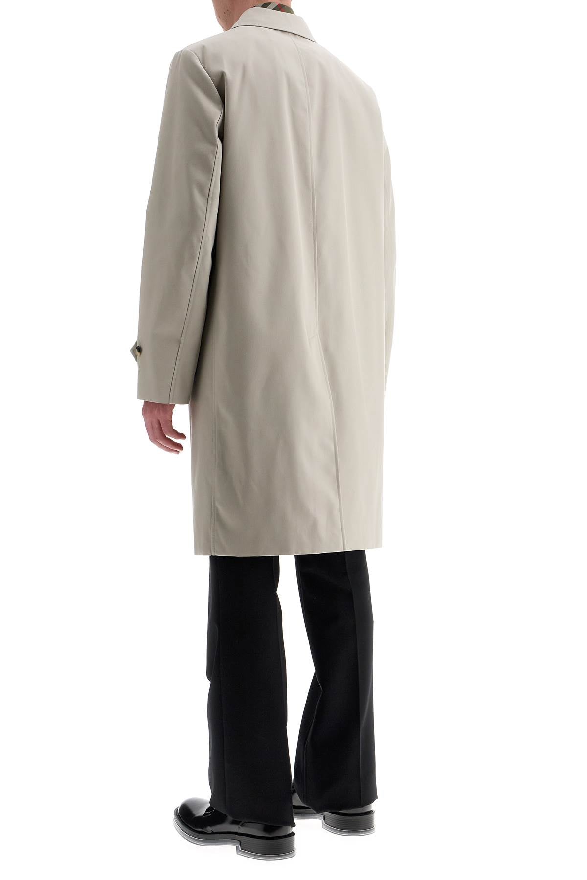 BURBERRY Men's Polyester Blend Trench Jacket - SS25 Collection