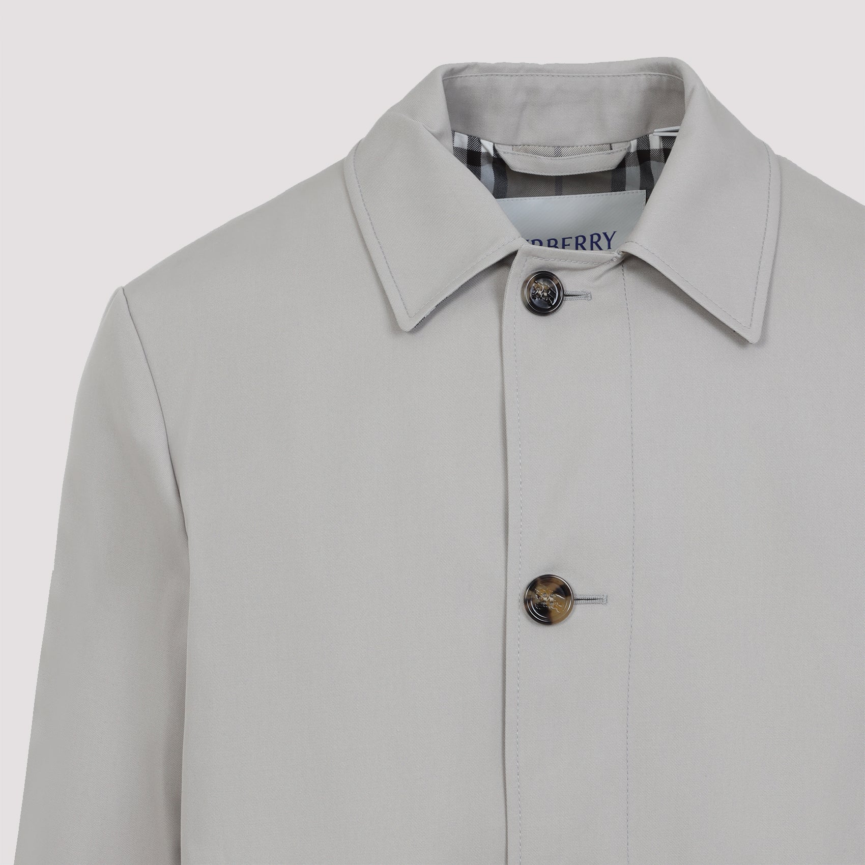 BURBERRY Men's Polyester Blend Trench Jacket - SS25 Collection