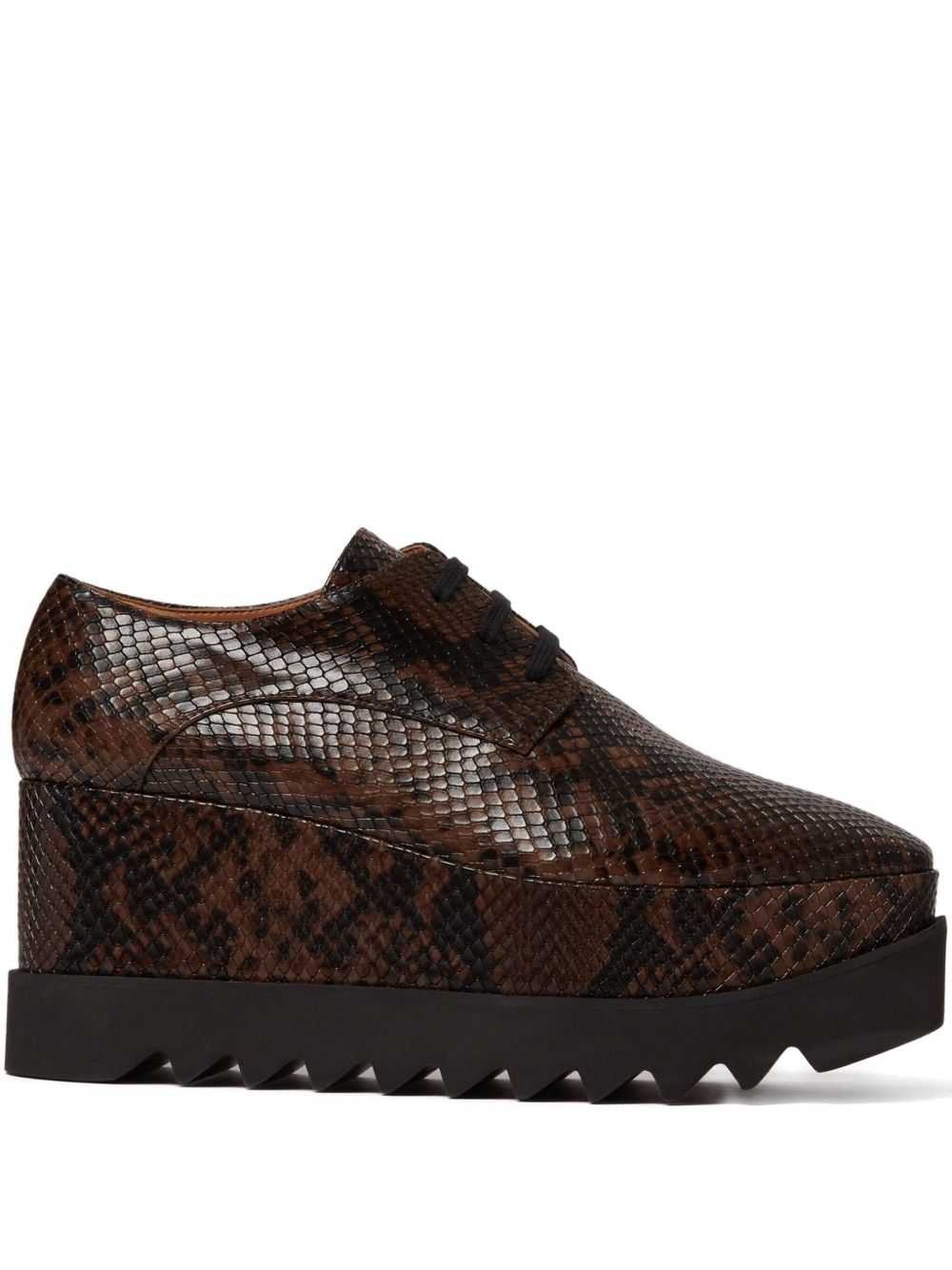 STELLA MCCARTNEY Chic Snakeskin Effect Platform Sneakers for Women