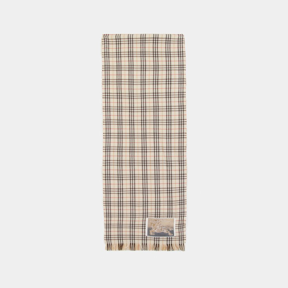 BURBERRY Reversible Tiny Check Mini Scarf