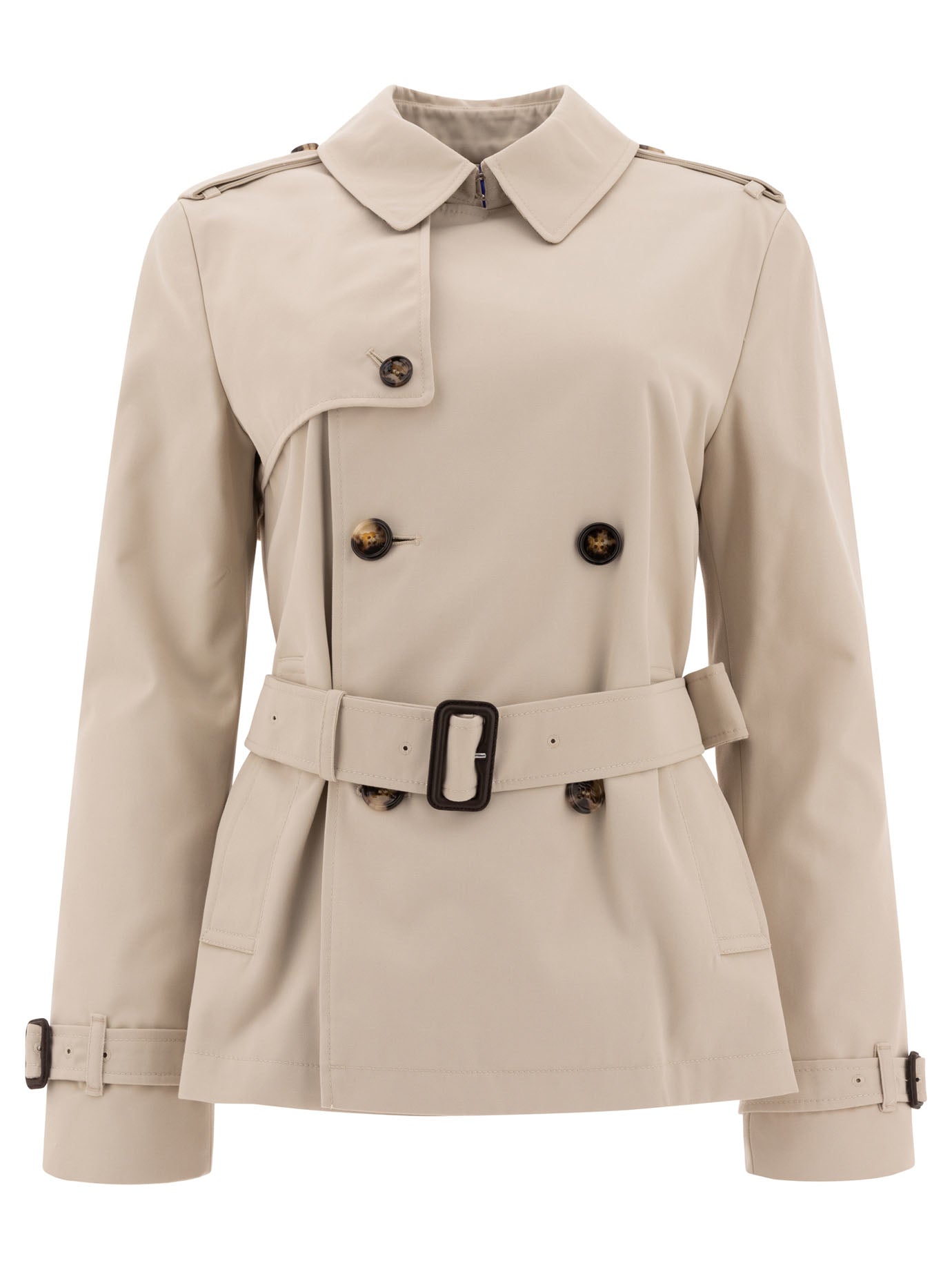 BURBERRY Cotton Blend Trench Jacket for Women