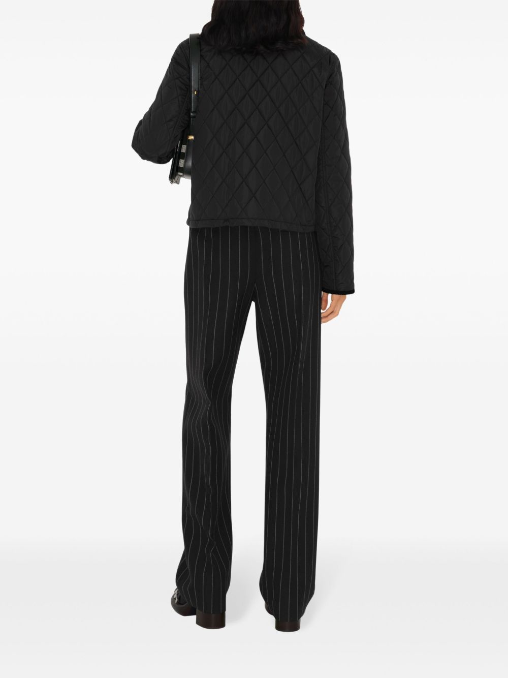 BURBERRY Textured Finish Diamond Quilted Women's Jacket - SS25