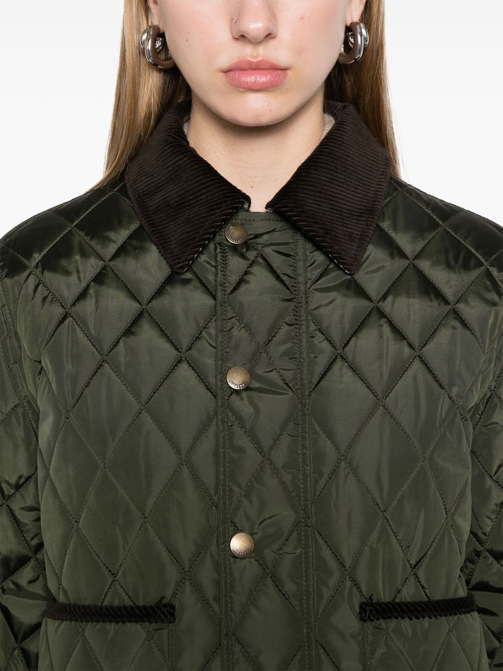 BURBERRY Women’s Mini Padded Diamond Quilted Jacket