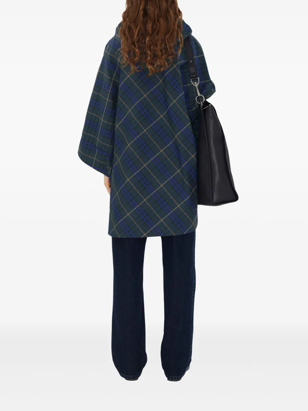 BURBERRY Packaway Check Cape for Women