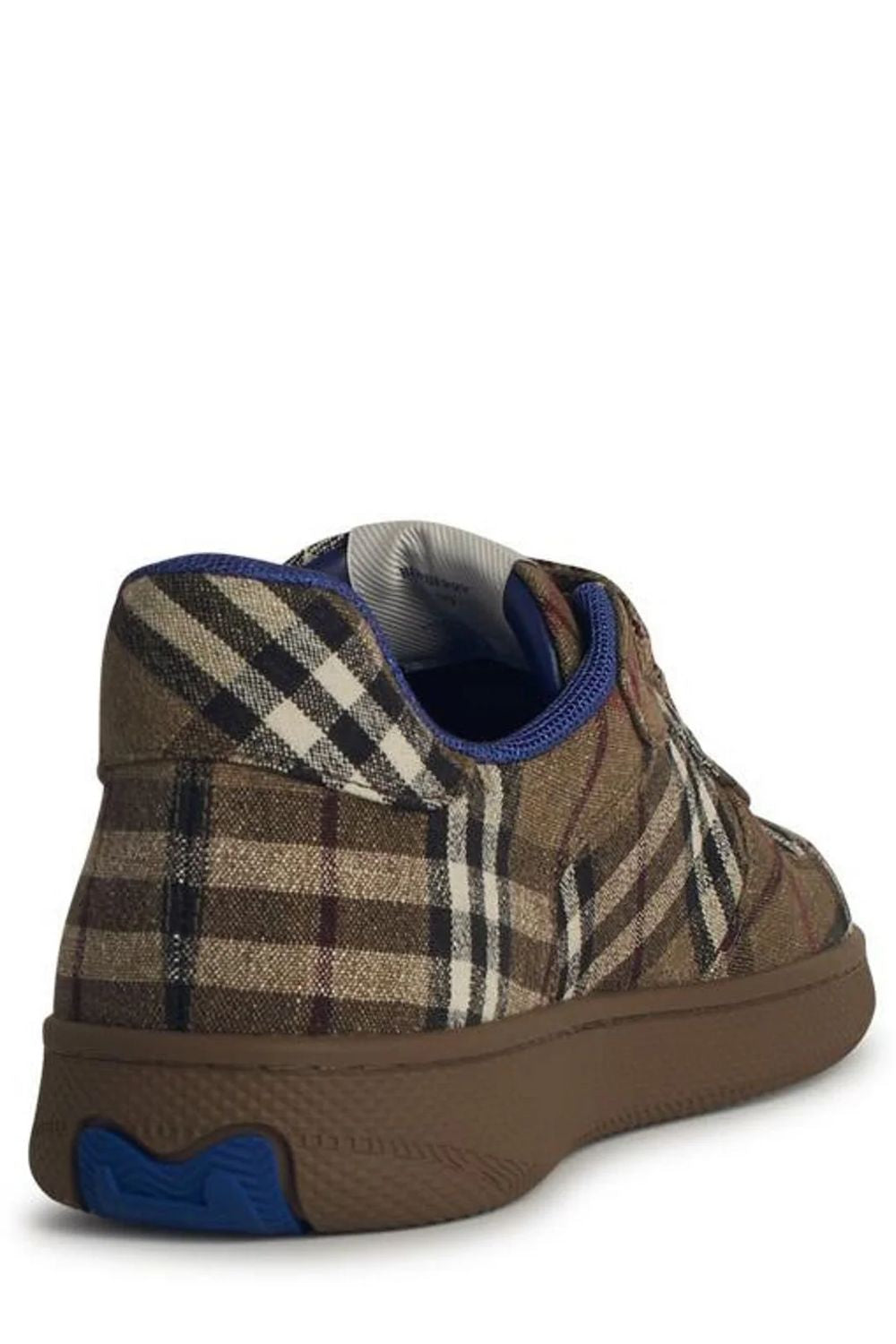 BURBERRY Low-Top Sneaker with Check Pattern