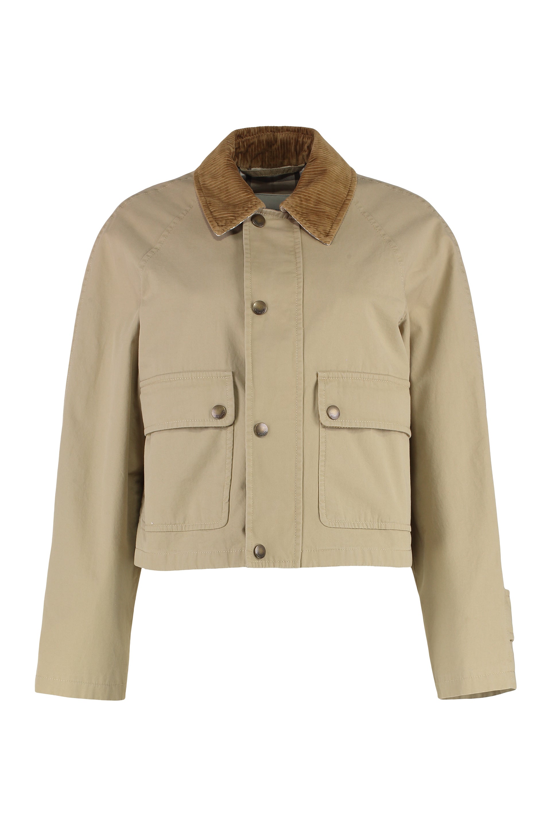 BURBERRY Womens Button Jacket