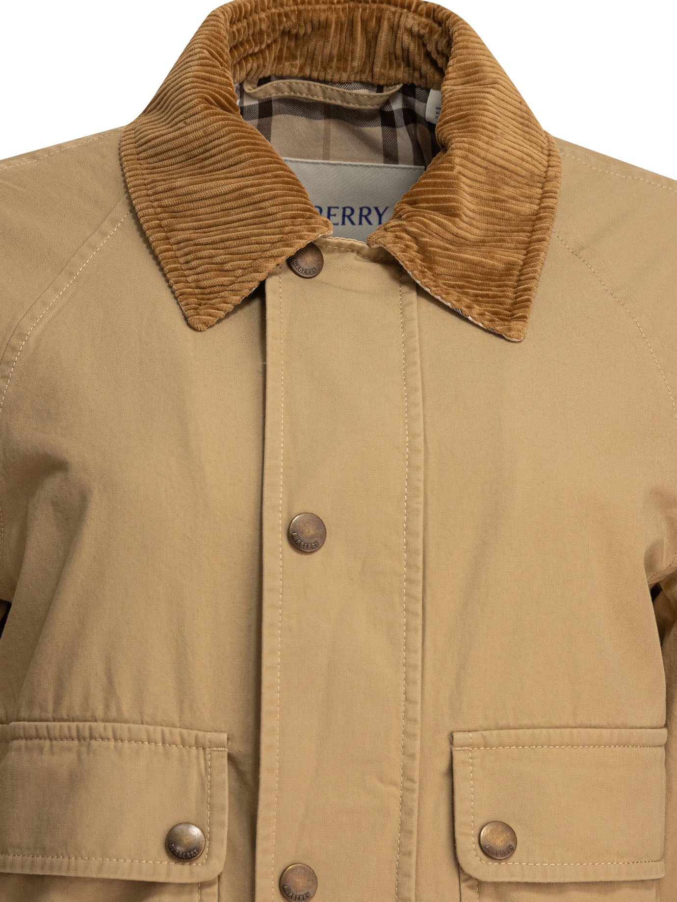 BURBERRY Cotton Cropped Jacket for Women