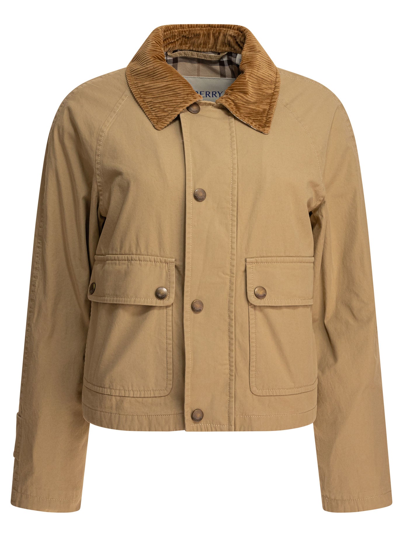 BURBERRY Cotton Cropped Jacket for Women