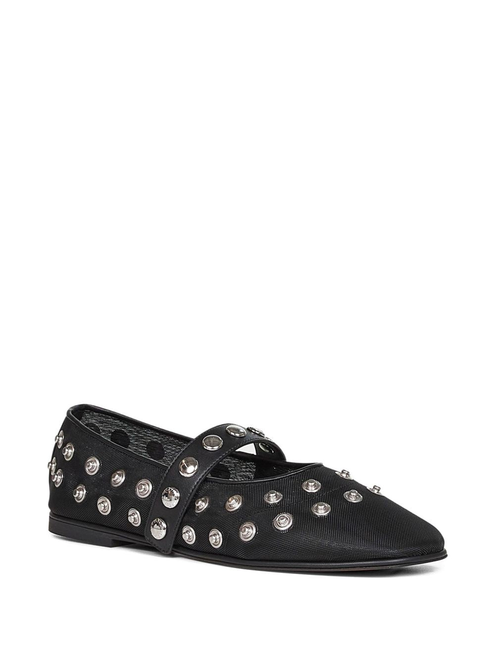 STELLA MCCARTNEY Ryder Popper-Studded Ballet Flats