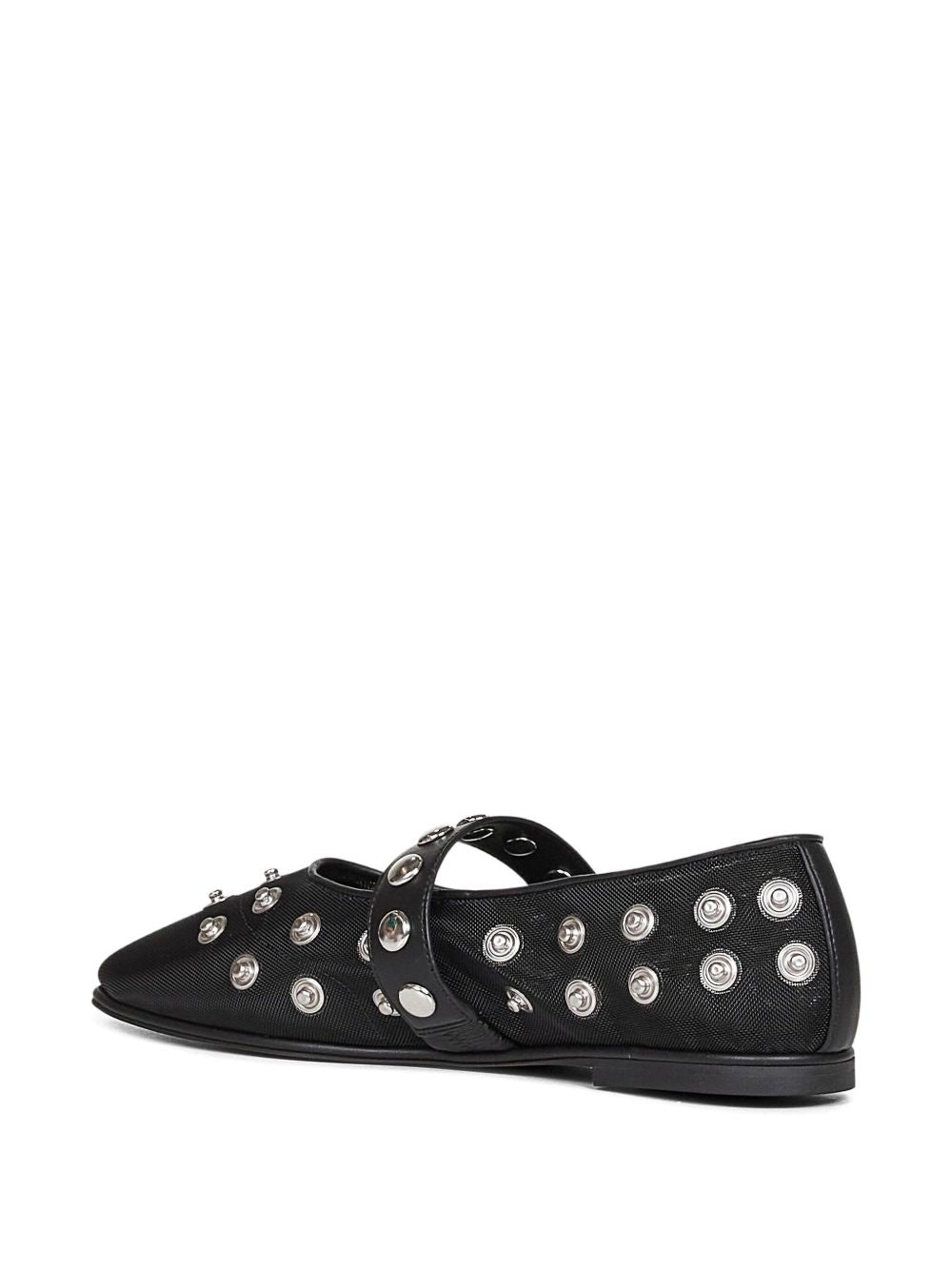 STELLA MCCARTNEY Ryder Popper-Studded Ballet Flats
