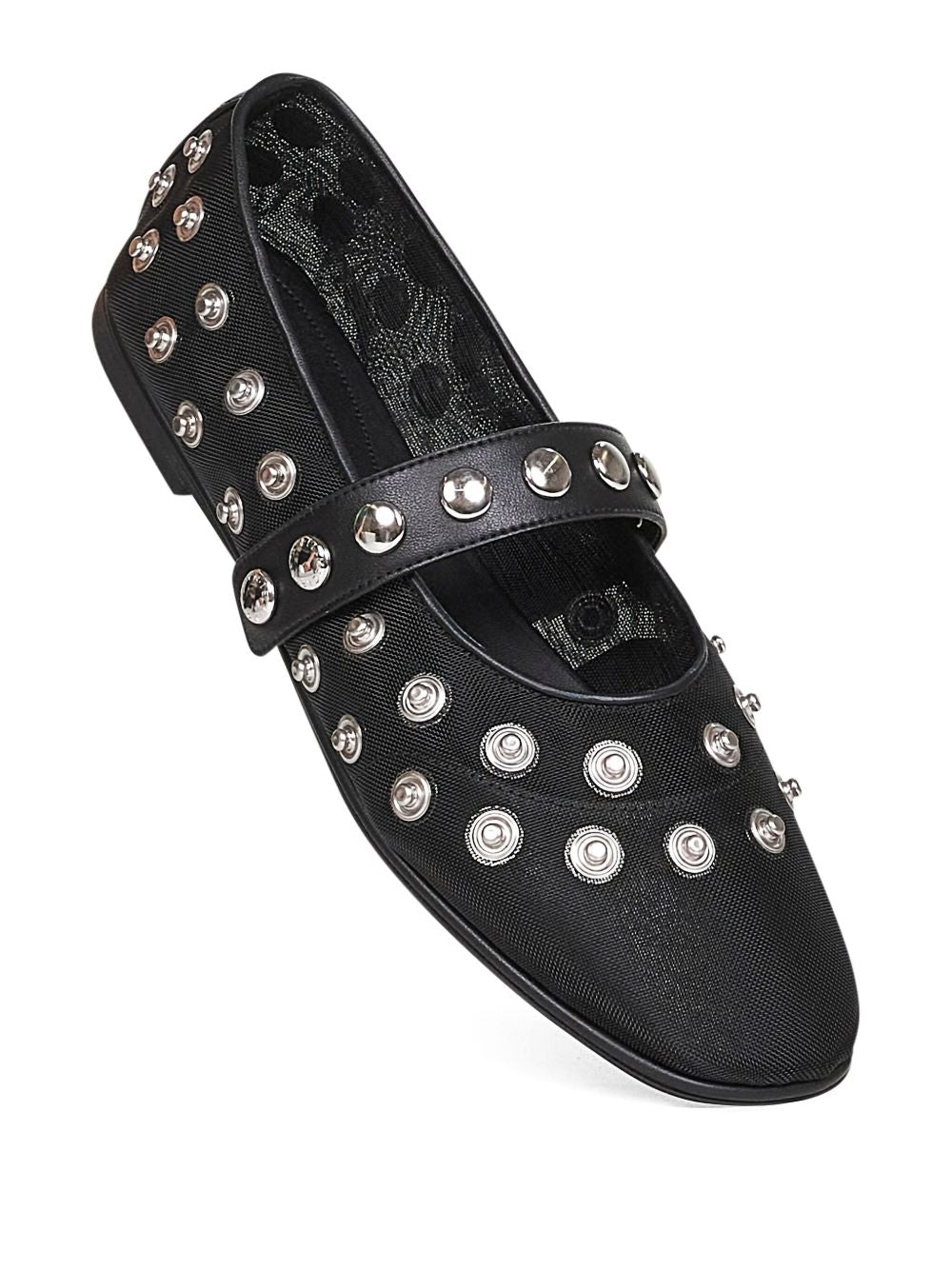 STELLA MCCARTNEY Ryder Popper-Studded Ballet Flats