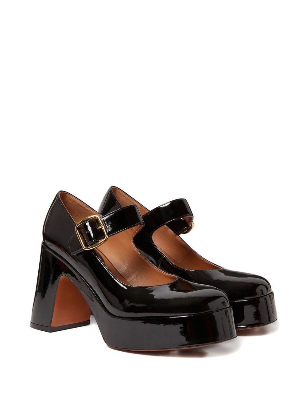 STELLA MCCARTNEY Chunky Heeled Mary Jane Pumps