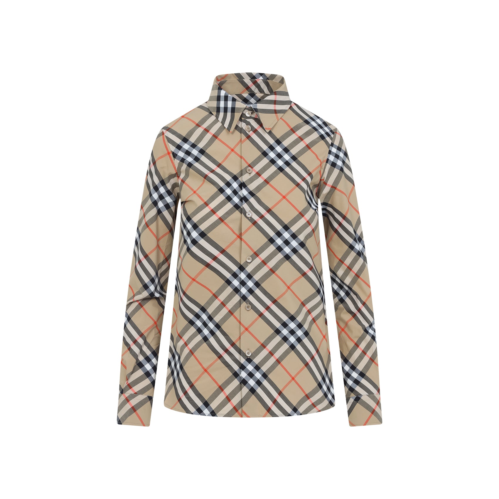 BURBERRY Classic Check Cotton Shirt - Women’s