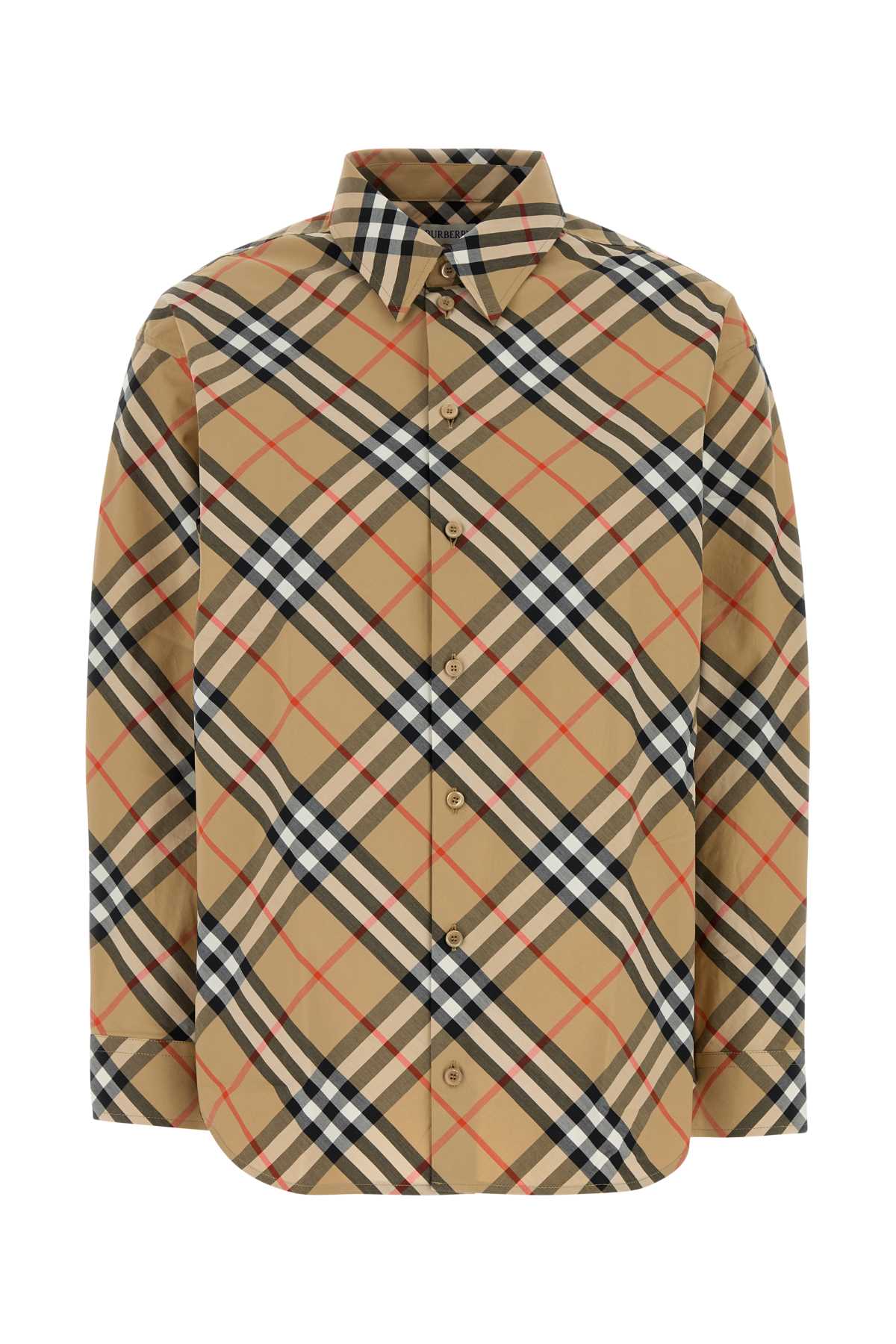 BURBERRY Checked Poplin Shirt for Women