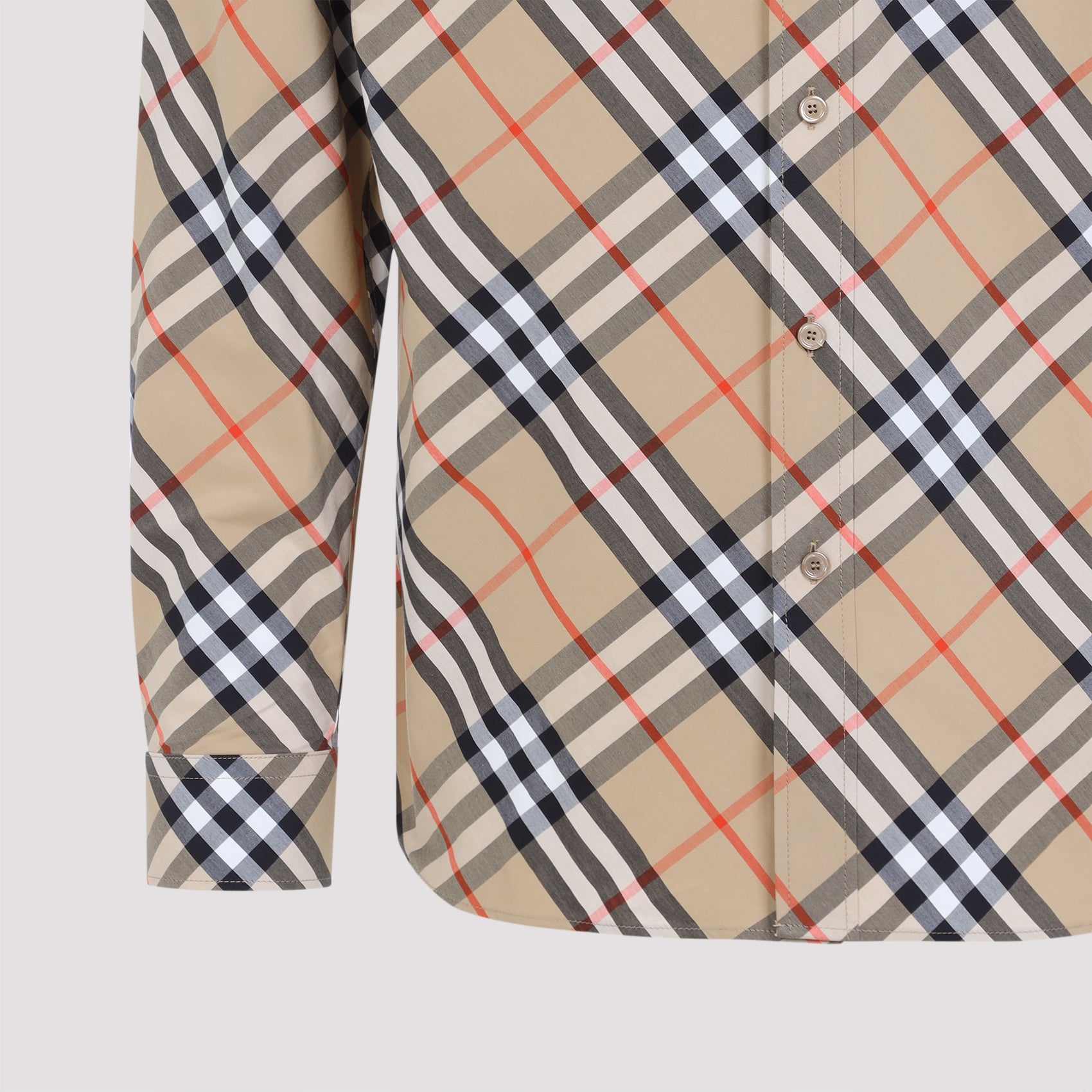 BURBERRY Checked Poplin Shirt for Men