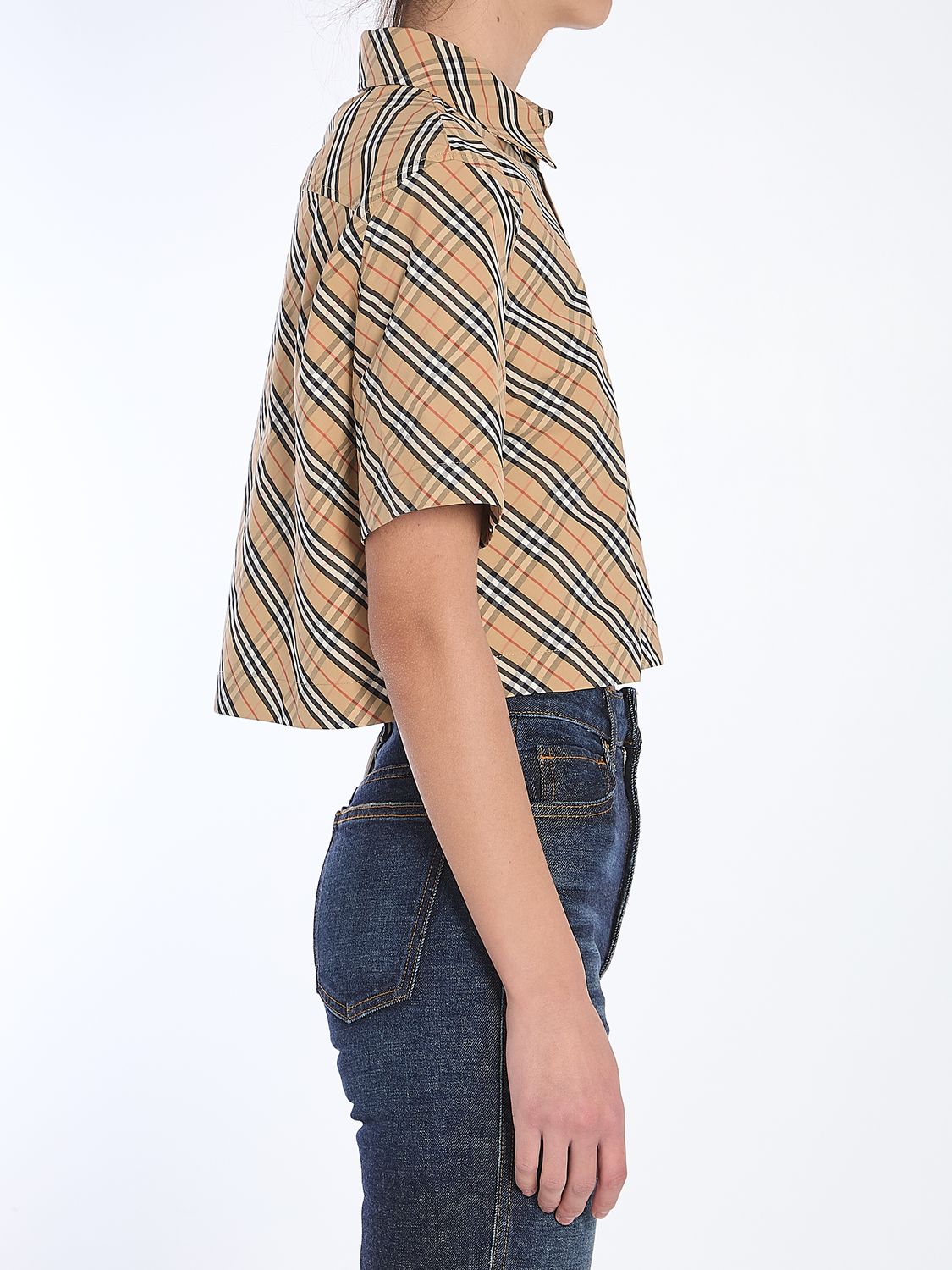 BURBERRY Women's Mini Check T-Shirt - SS25 Collection