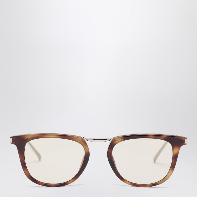 SAINT LAURENT Havana Sunglasses with Wellington Frame