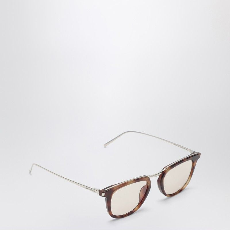 SAINT LAURENT Havana Sunglasses with Wellington Frame