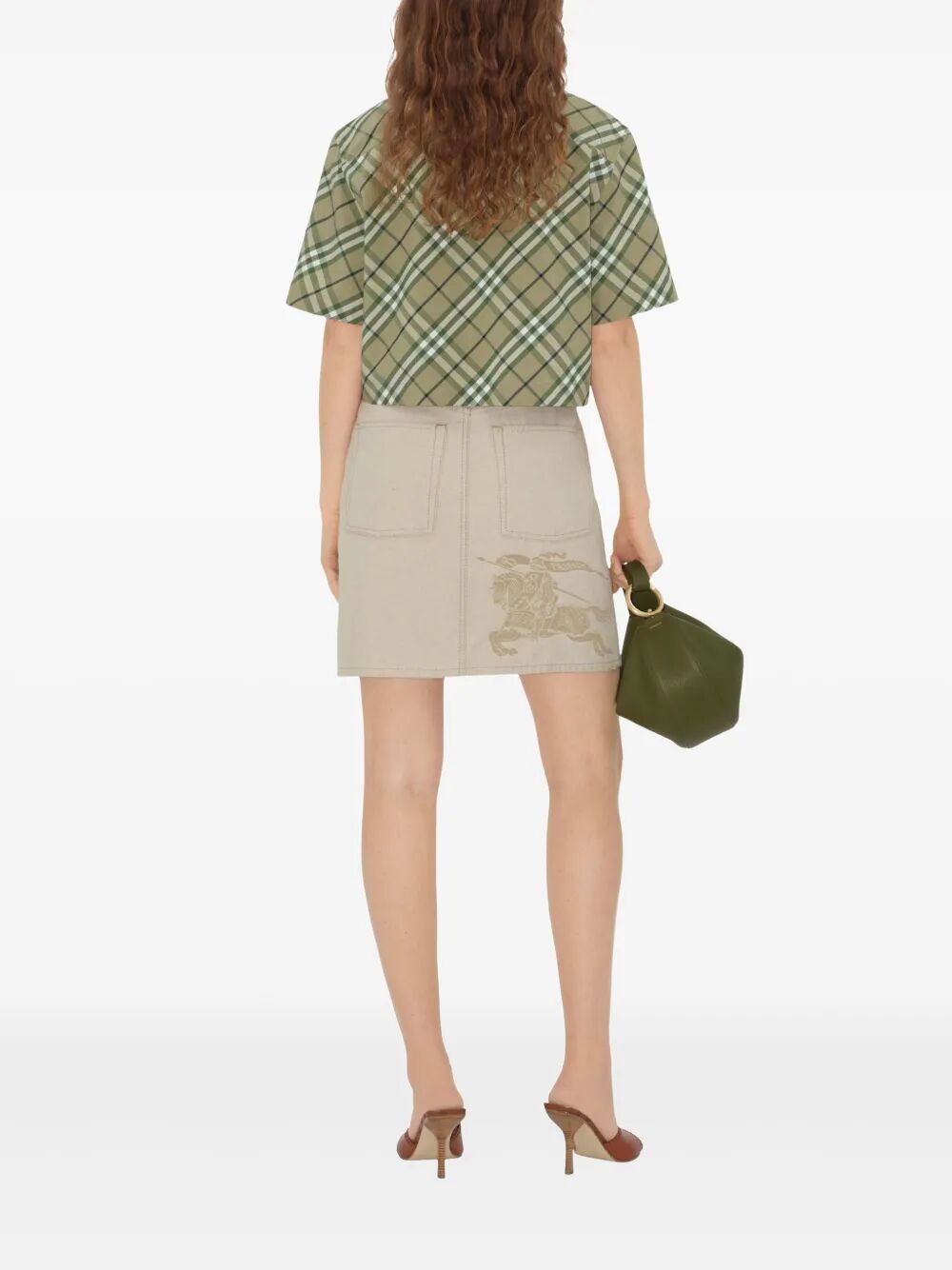 BURBERRY Cropped Women’s Mini Shirt