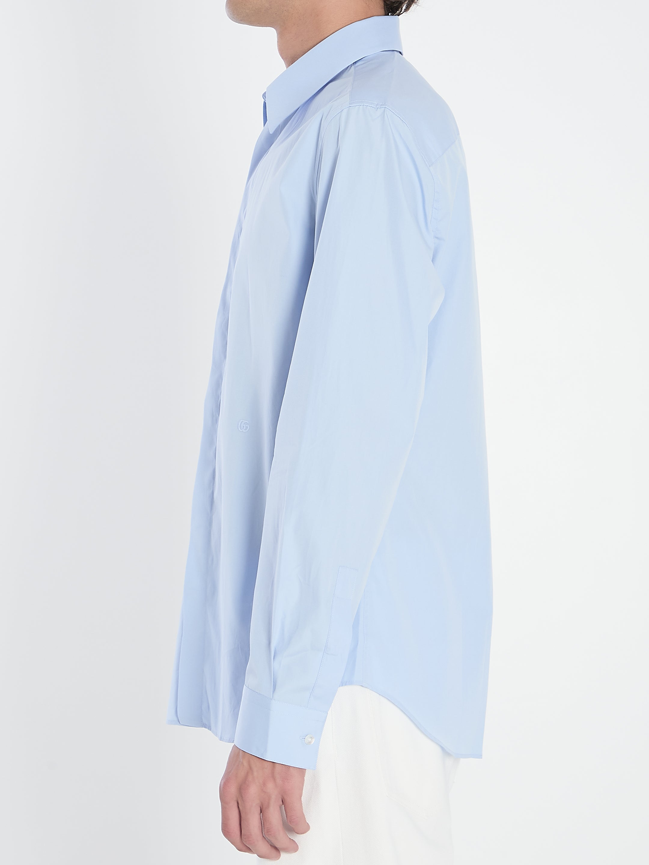 GUCCI Men's Classic Cotton Shirt - Size 16