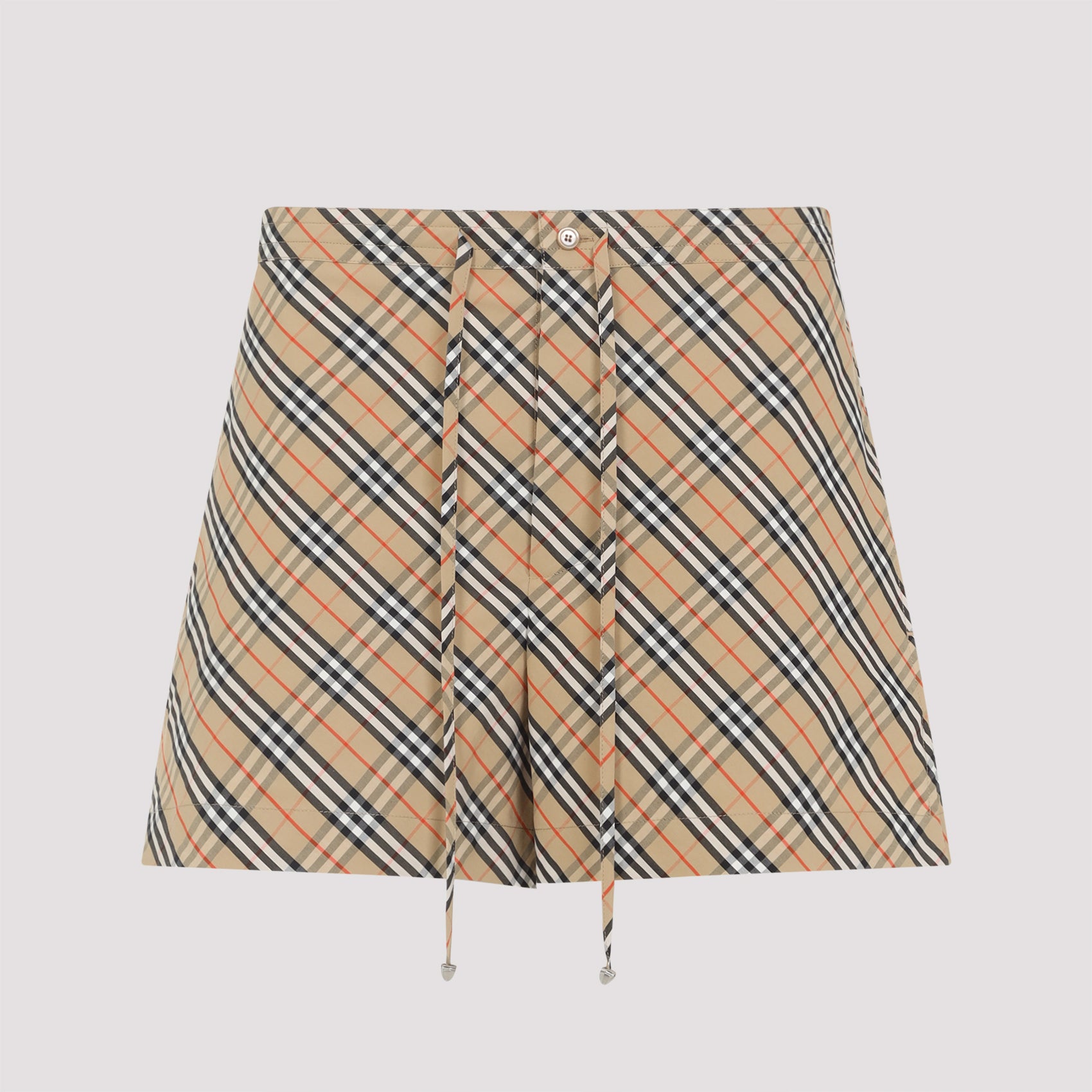 BURBERRY Check Mini Shorts for Women