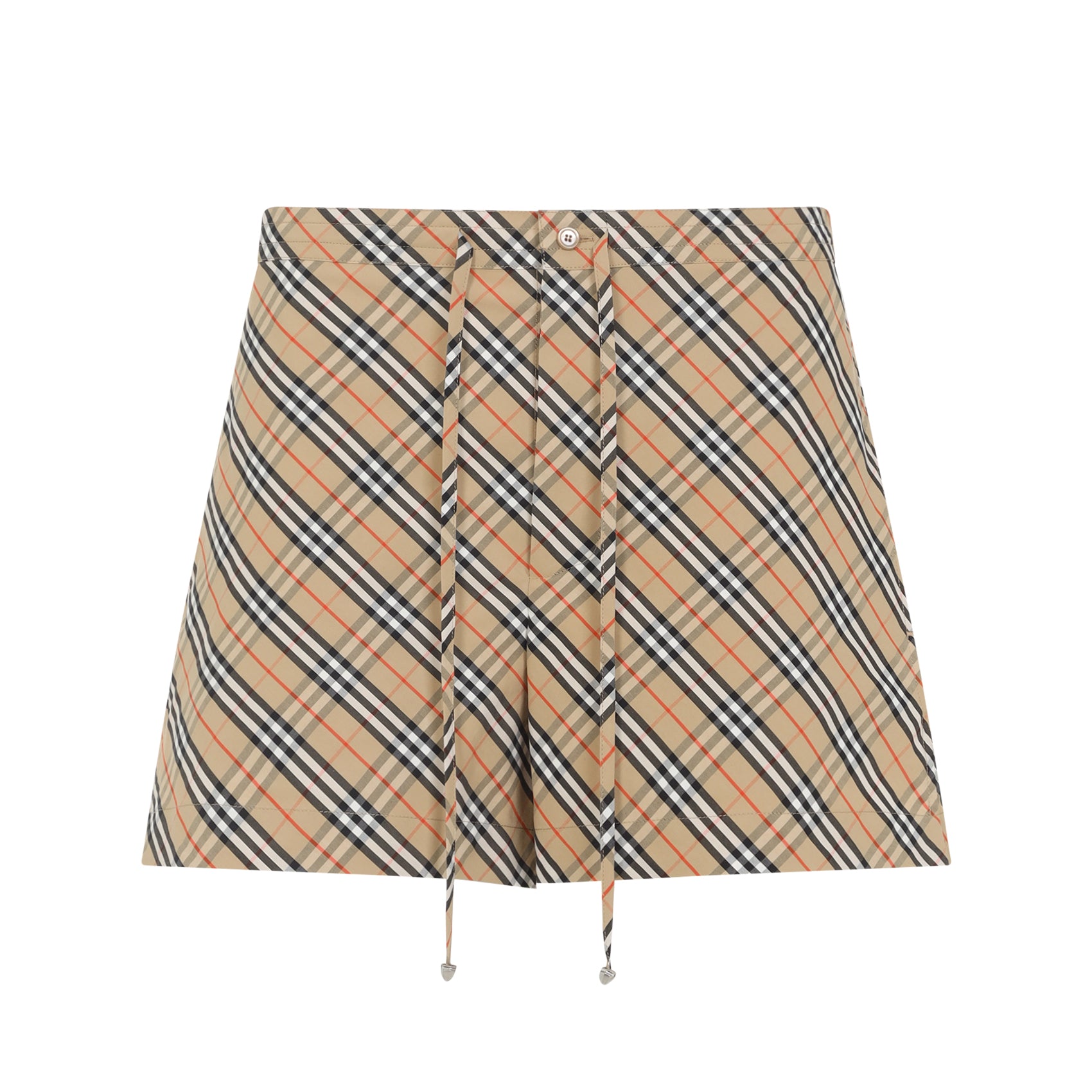 BURBERRY Check Mini Shorts for Women