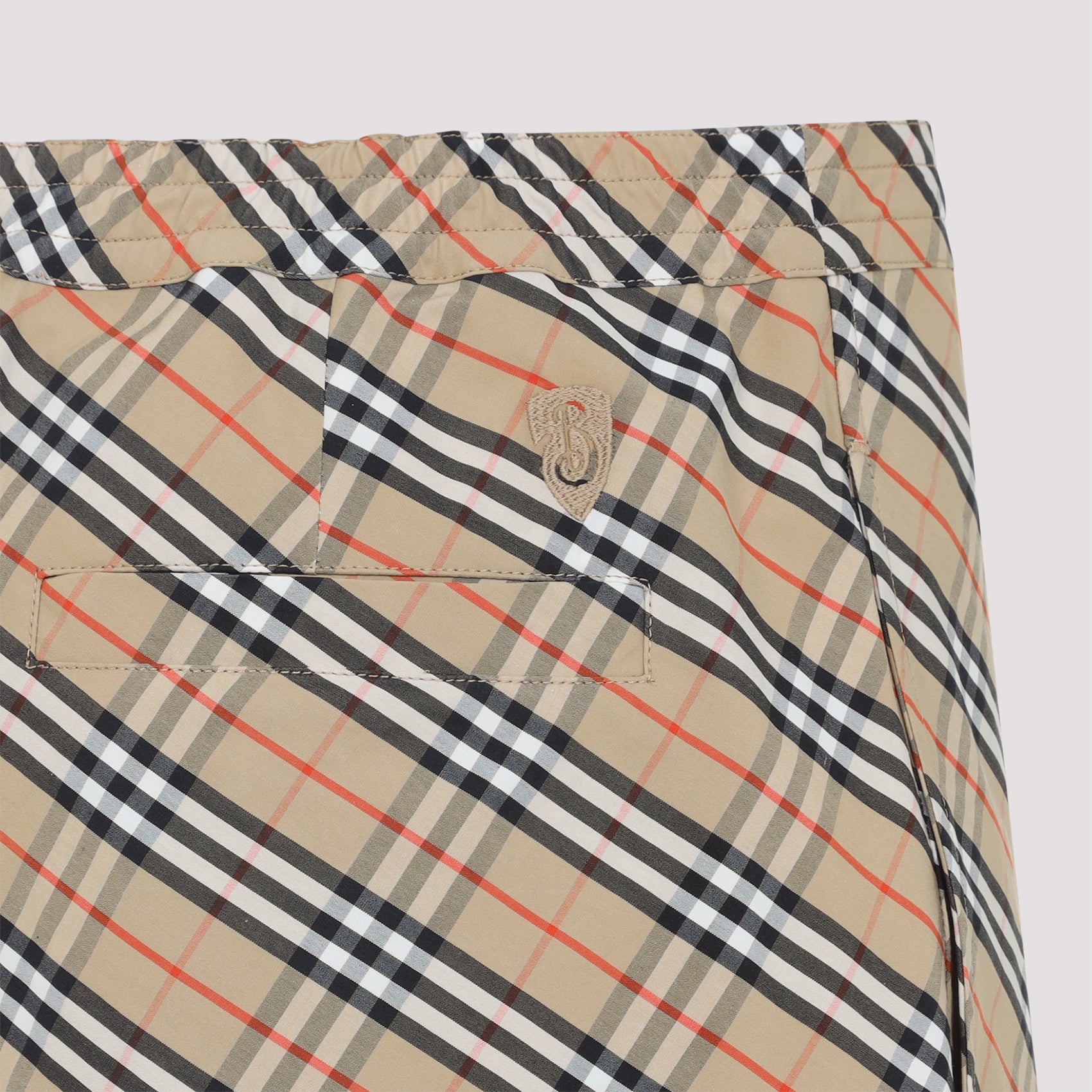 BURBERRY Check Mini Shorts for Women