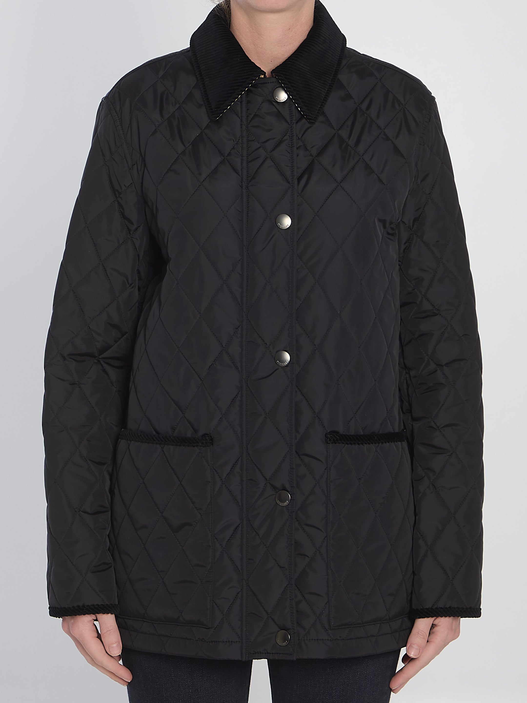 BURBERRY Women's Nylon Jacket - Perfect for Fall and Winter 2025