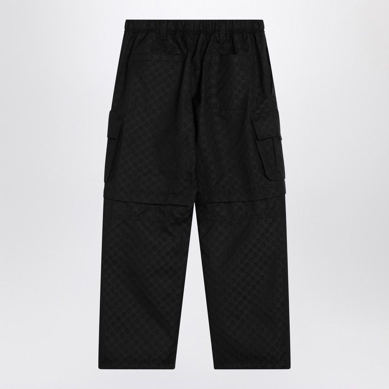 GUCCI Cargo Trousers with All Over Logo - Men's Fit