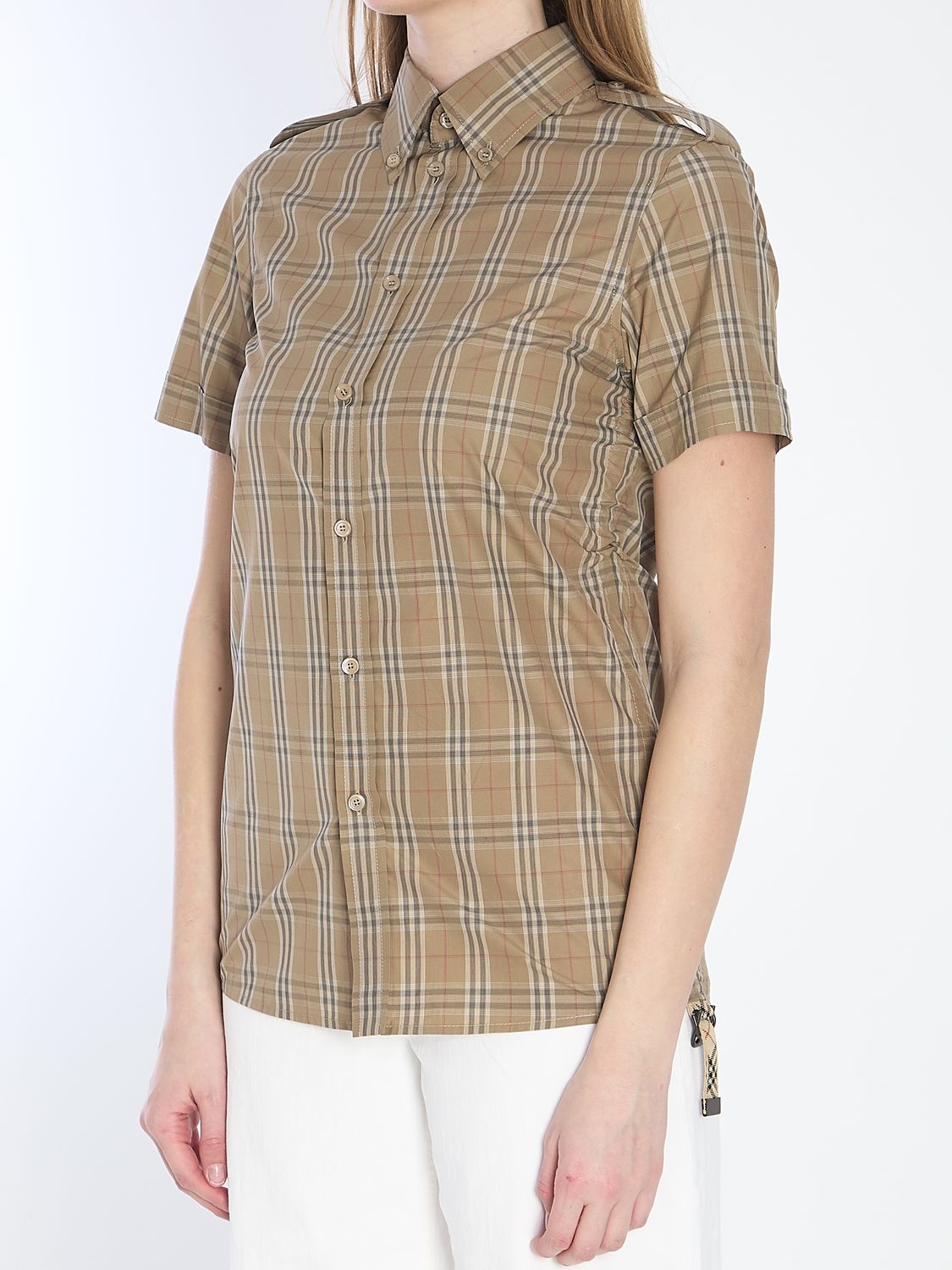 BURBERRY Cotton Check Shirt - Size 6 UK