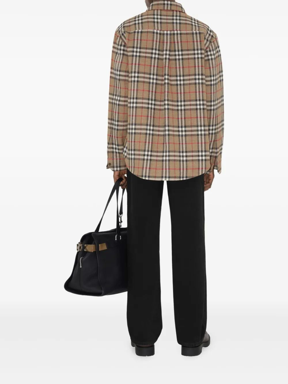 BURBERRY Nut Check Mini Shirt for Men