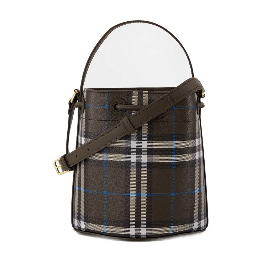 BURBERRY Mini Drawstring Crossbody Bag