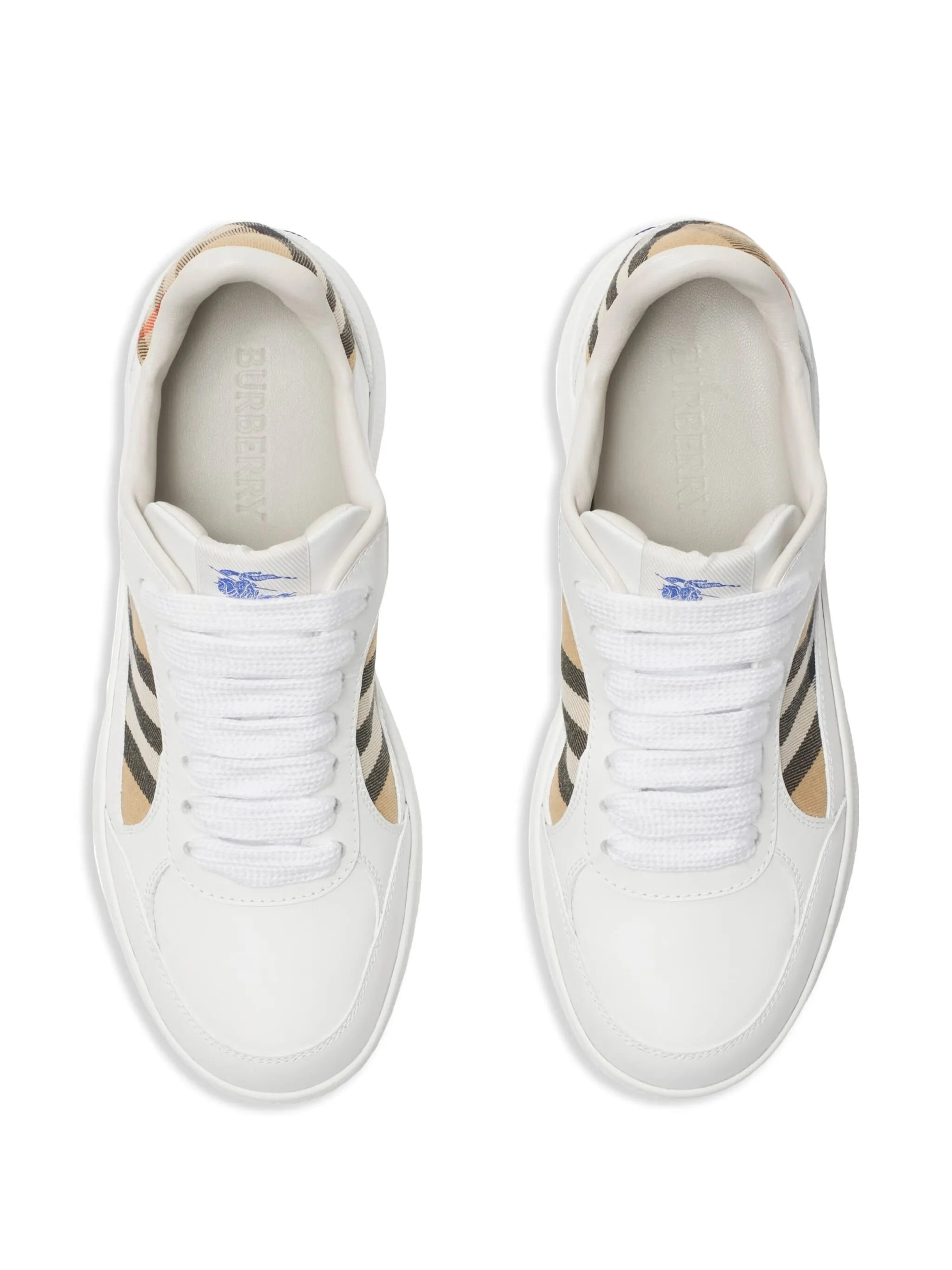 BURBERRY Multi-Color Leather Sneakers for Women