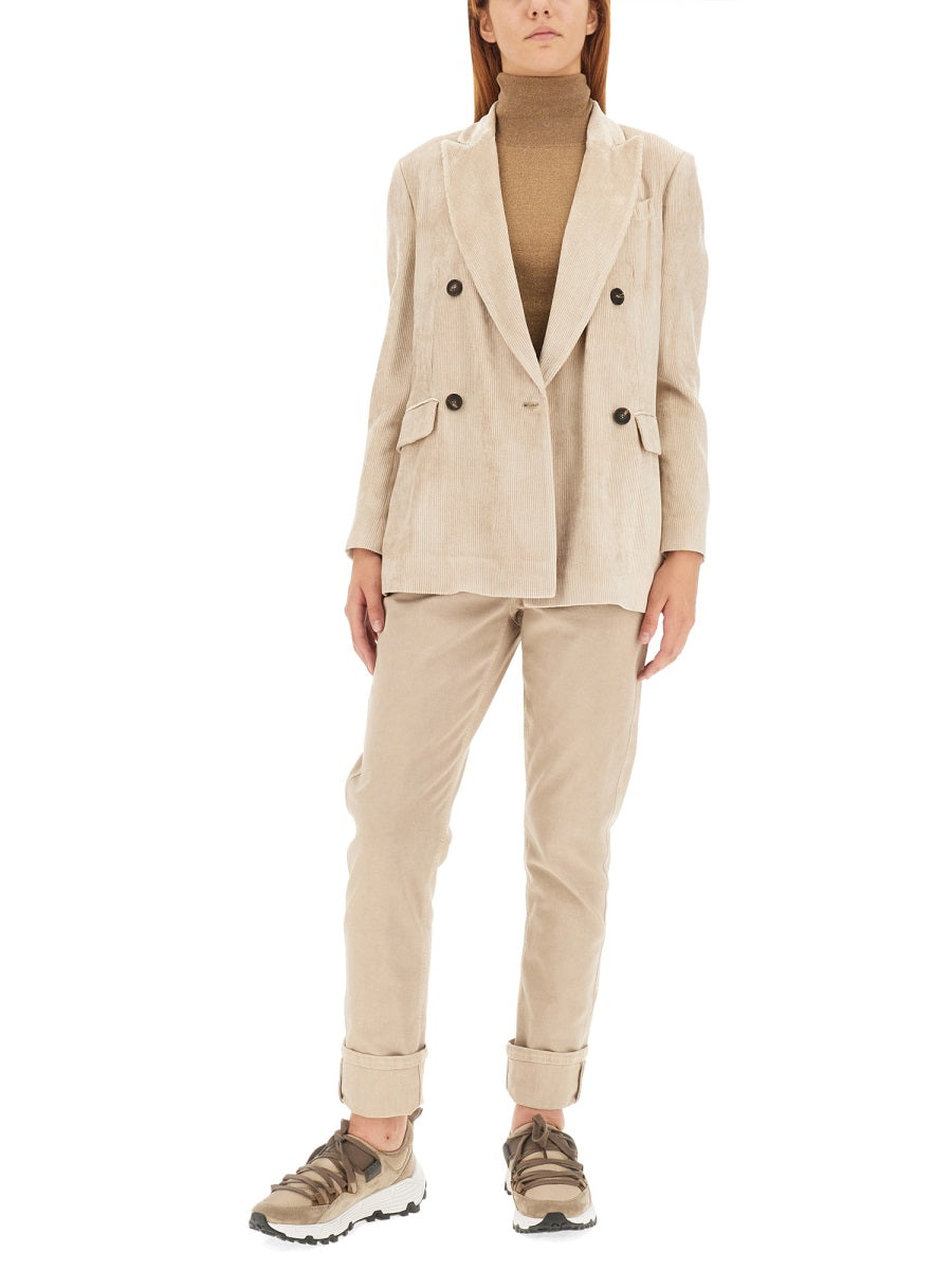 BRUNELLO CUCINELLI Elegant Double-Breasted Women's Jacket