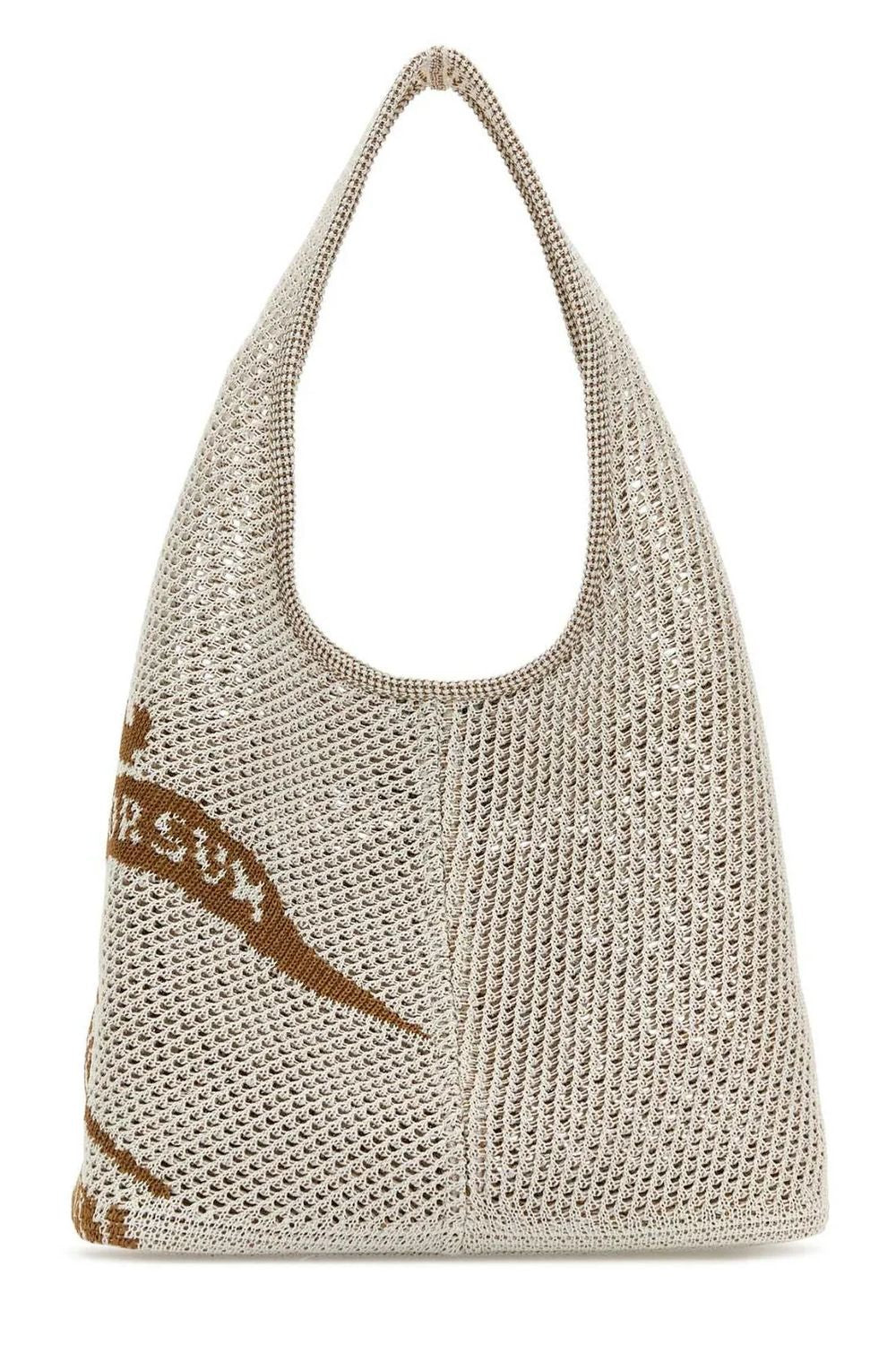 BURBERRY Crochet Shopping Handbag - Season SS25