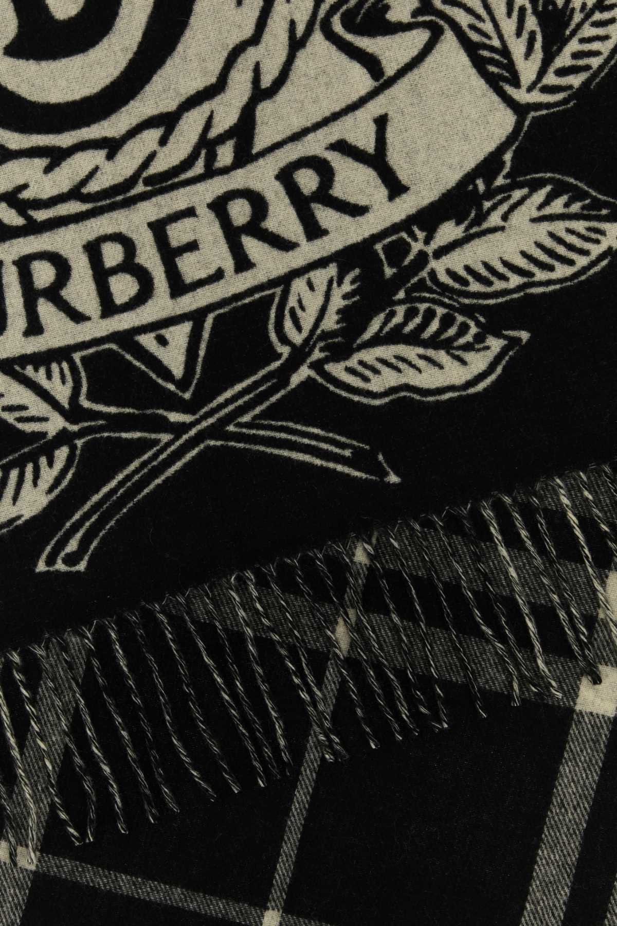 BURBERRY Embroidered Cashmere Scarf - Unisex