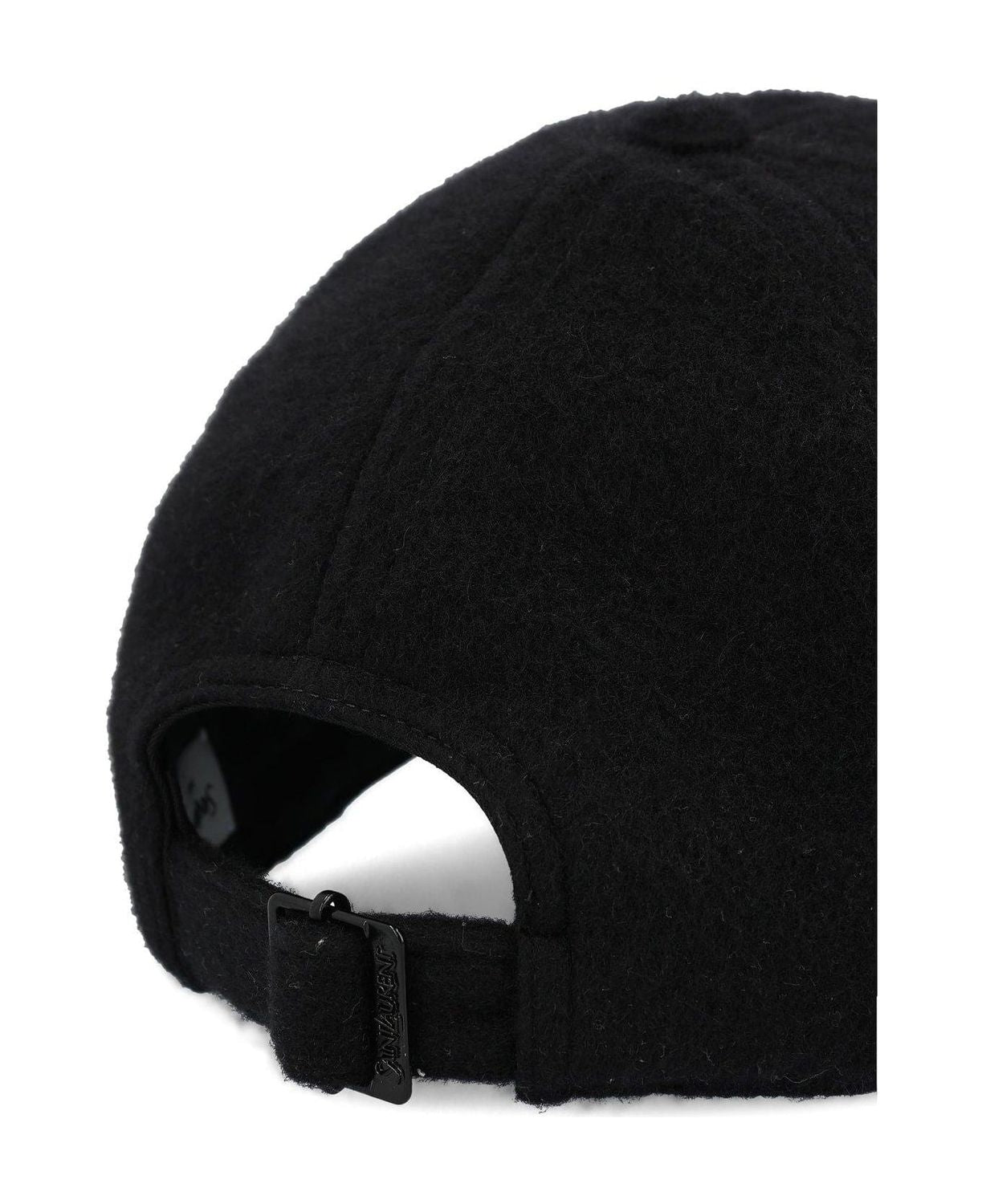 SAINT LAURENT Embroidered Wool Cap for Men