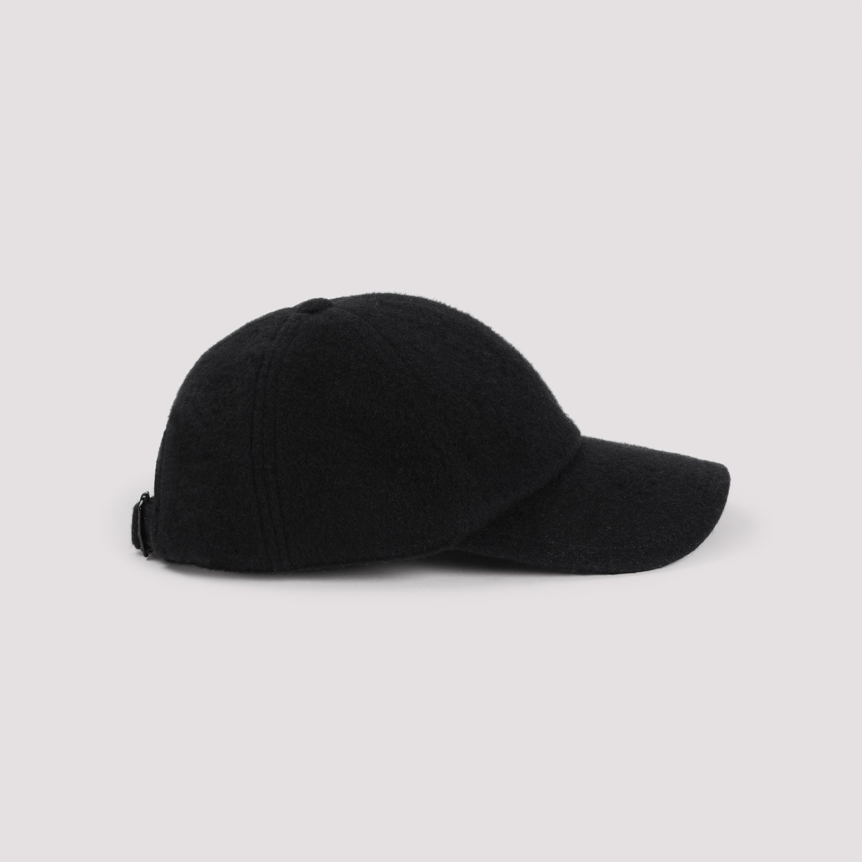 SAINT LAURENT Embroidered Wool Cap for Men