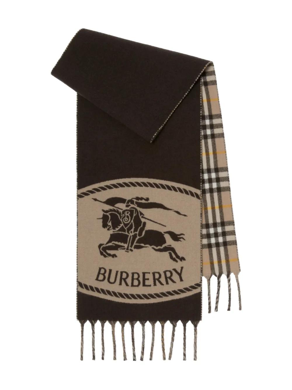 BURBERRY Reversible Cashmere Scarf