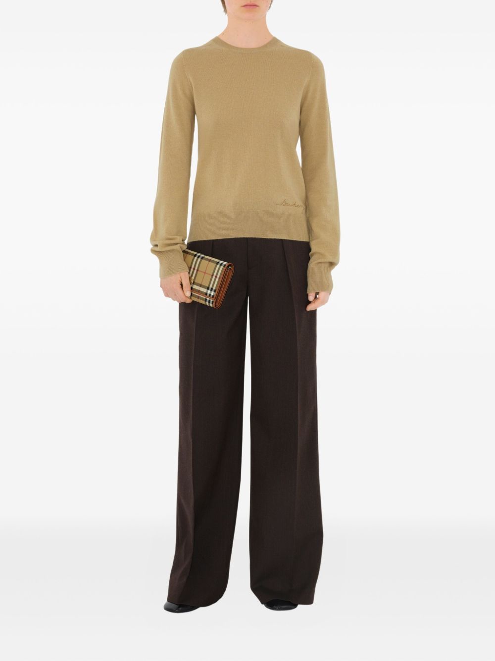 BURBERRY Mini Wallet on Chain with Check