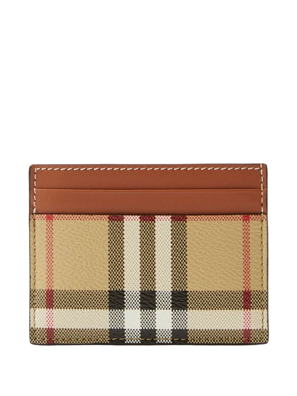 BURBERRY Mini Check Card Case