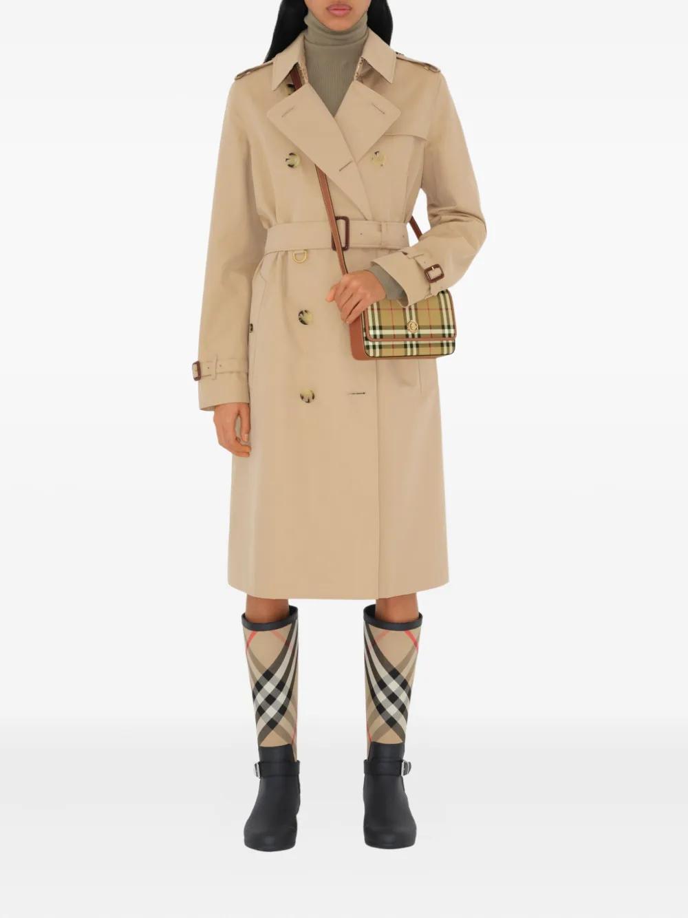 BURBERRY Mini Foldover Handbag with Detachable Strap