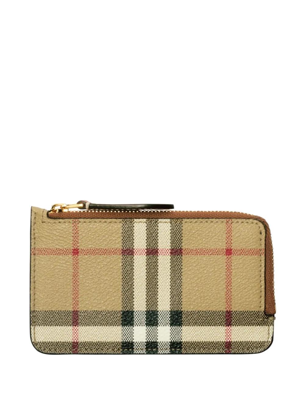 BURBERRY Mini Zip Card Case