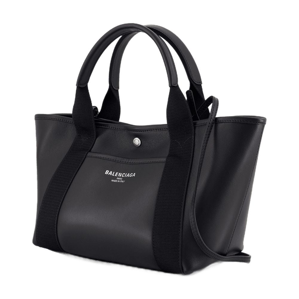 BALENCIAGA Mini Leather Biarritz Shopping Handbag