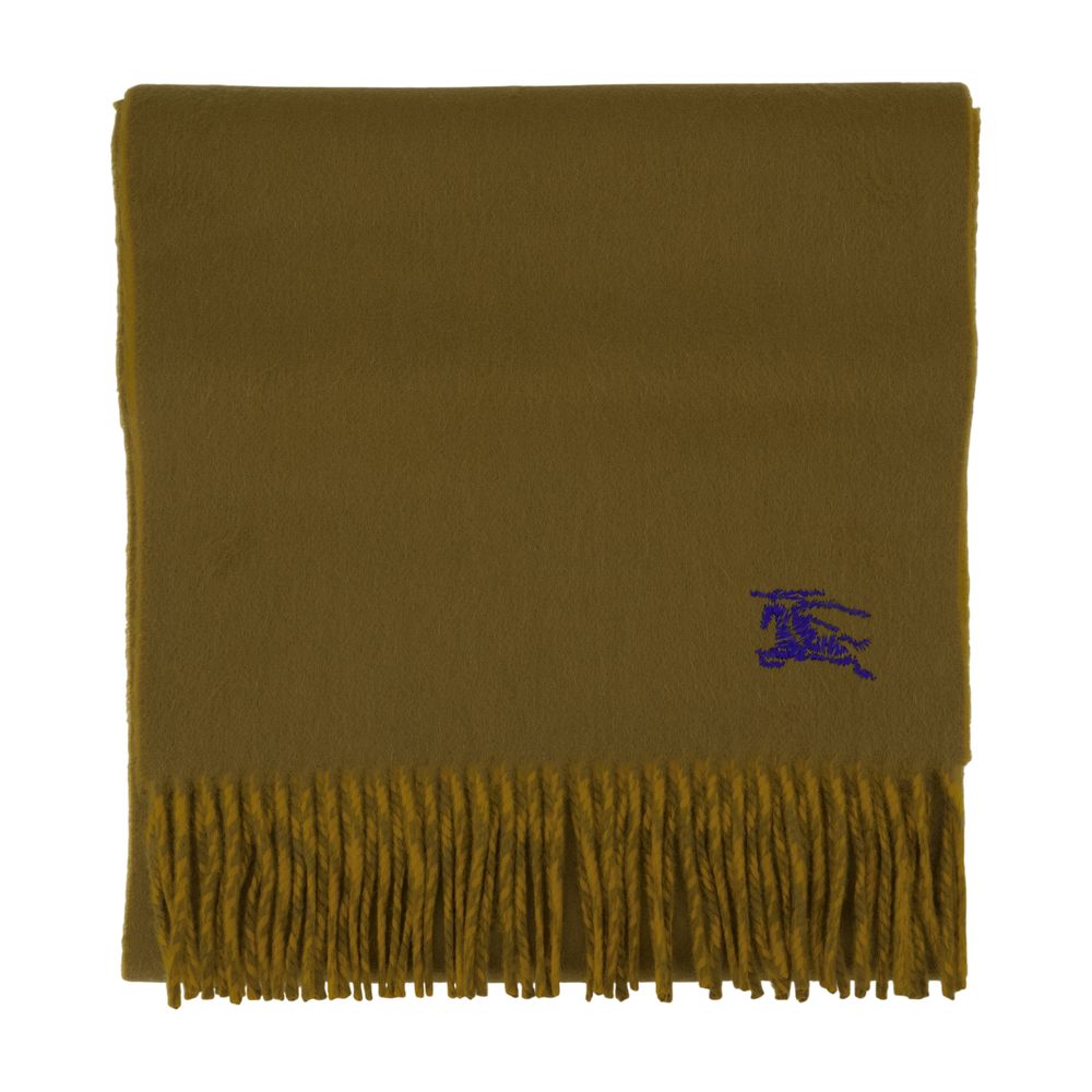 BURBERRY Solid 100% Cashmere Scarf