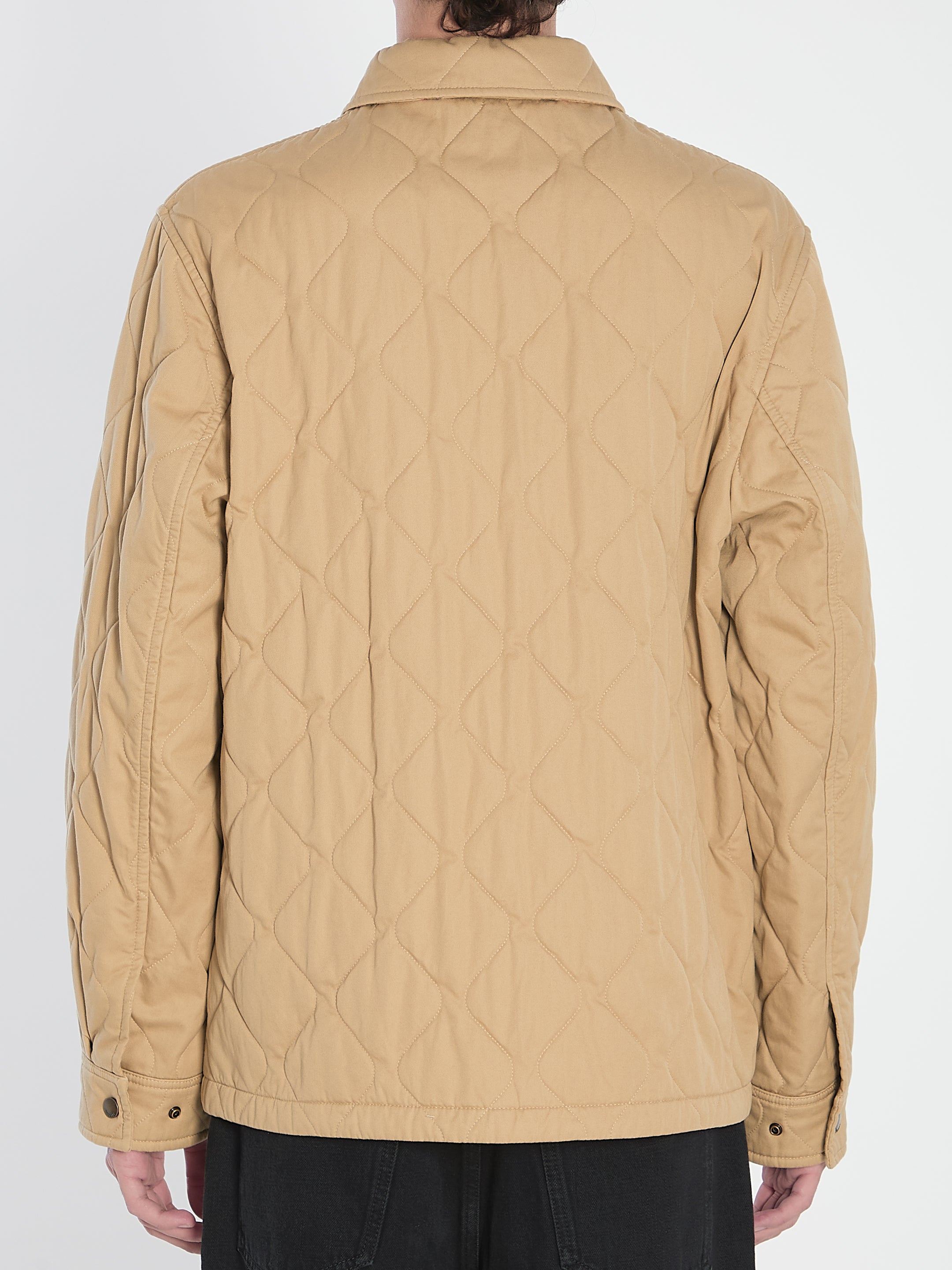 BURBERRY Quilted Gabardine Jacket Size L