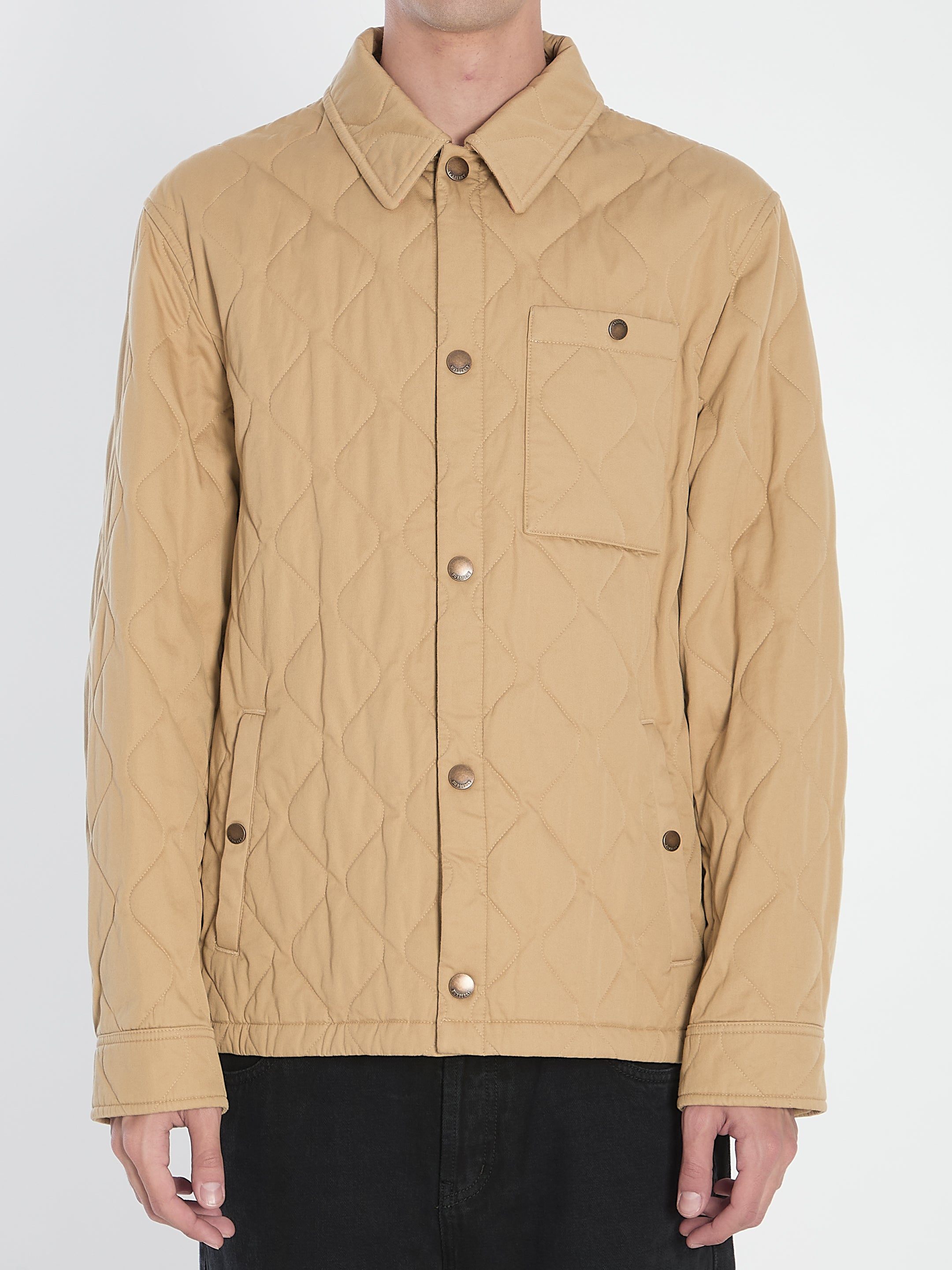 BURBERRY Quilted Gabardine Jacket Size L