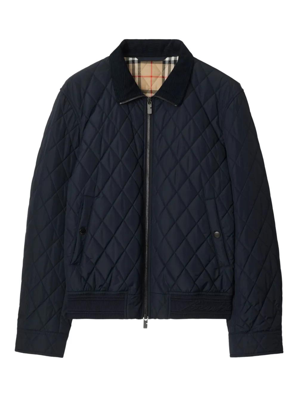 BURBERRY Quilted Padded Bomber Jacket