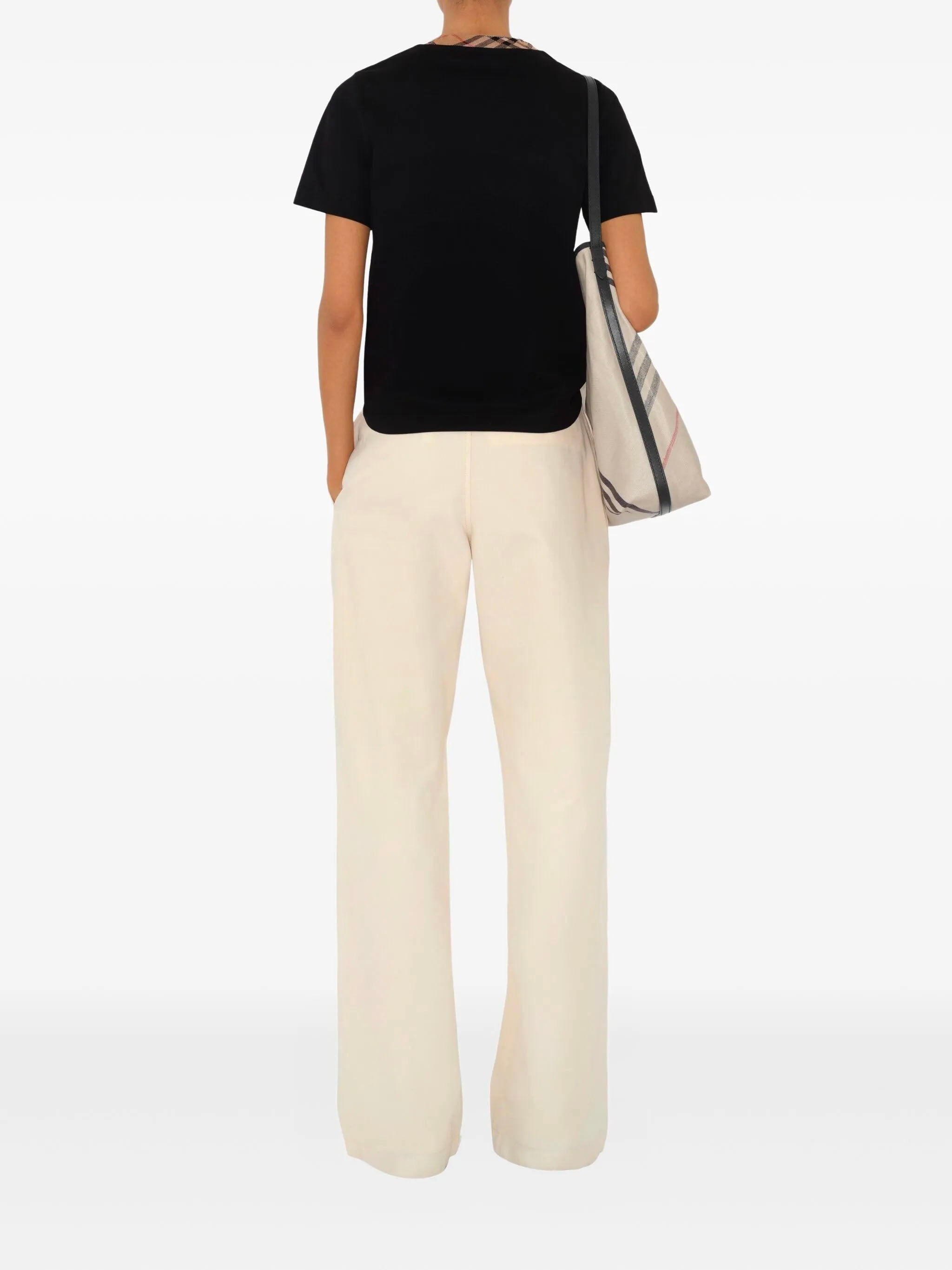 BURBERRY Classic Cotton T-Shirt for Women - FW25 Collection