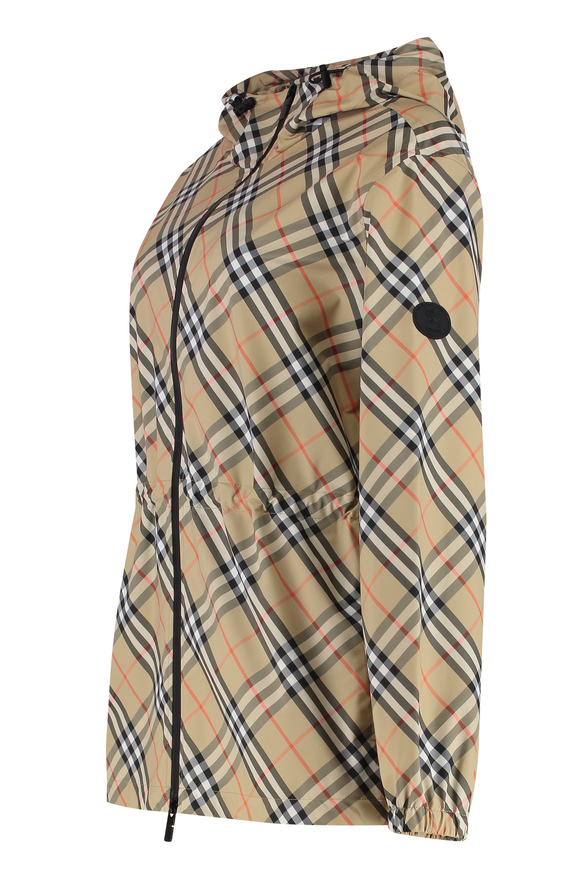 BURBERRY Technical Fabric Hooded Jacket for Women - FW25